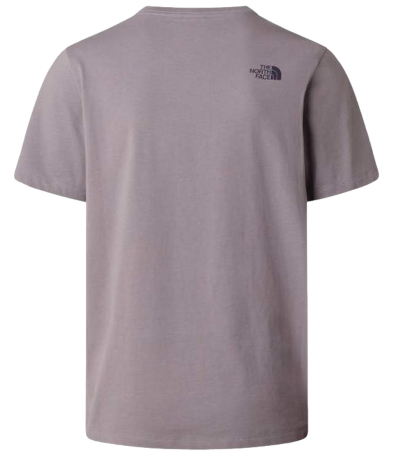 The North Face T-Shirt da Uomo - Transcendent Grey - Nf0a8gux