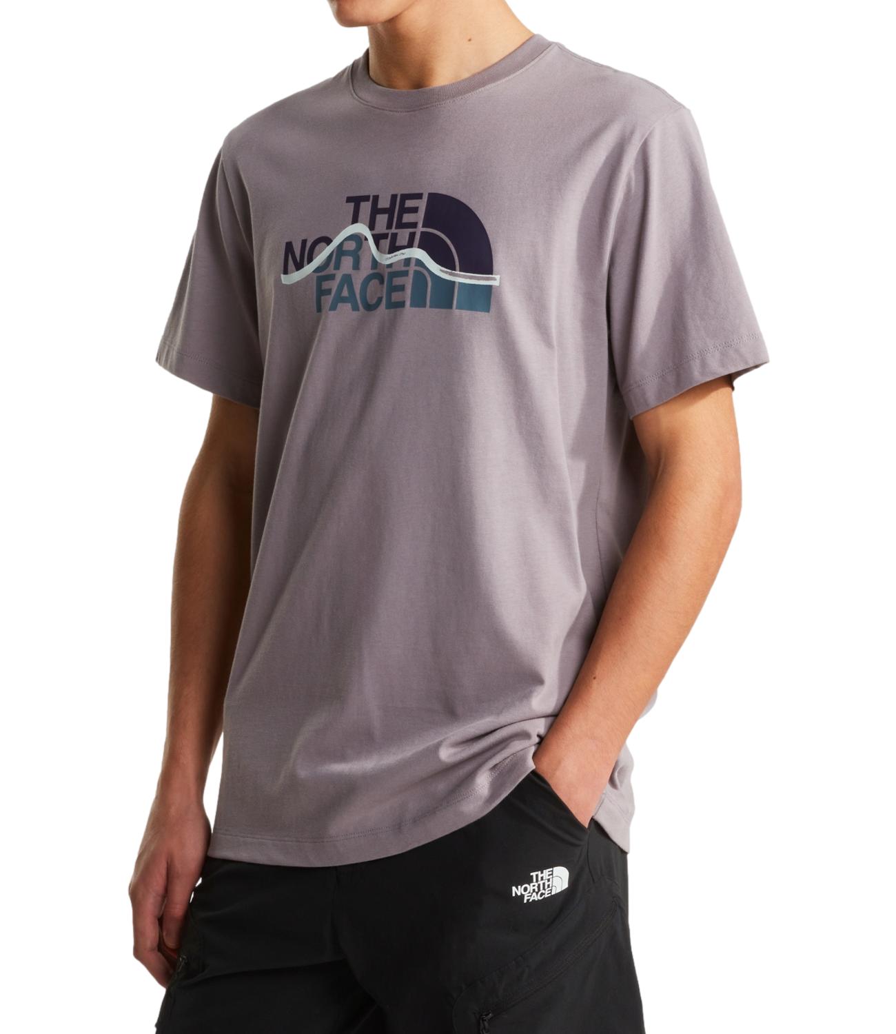 The North Face T-Shirt da Uomo - Transcendent Grey - Nf0a8gux