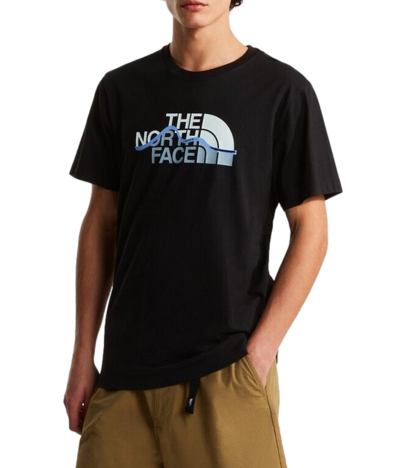 The North Face T-Shirt da Uomo - Tnf Black - Nf0a8gux