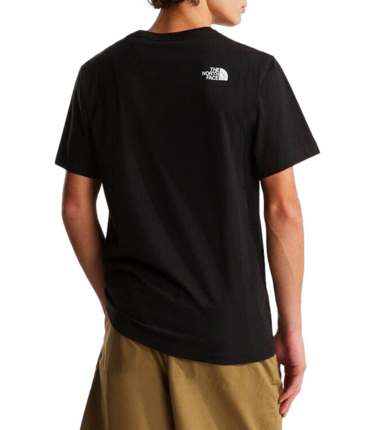 The North Face T-Shirt da Uomo - Tnf Black - Nf0a8gux