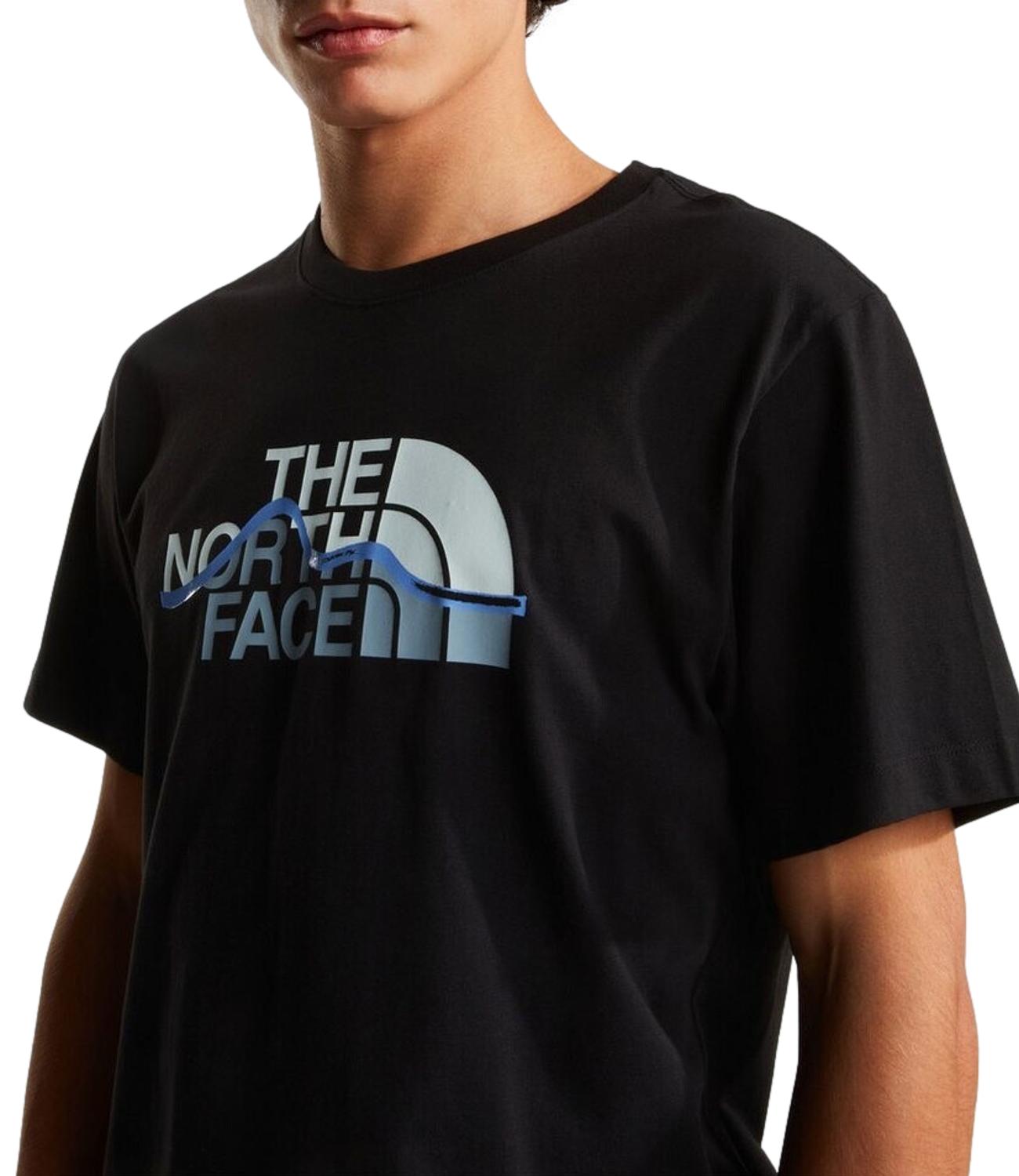 The North Face T-Shirt da Uomo - Tnf Black - Nf0a8gux