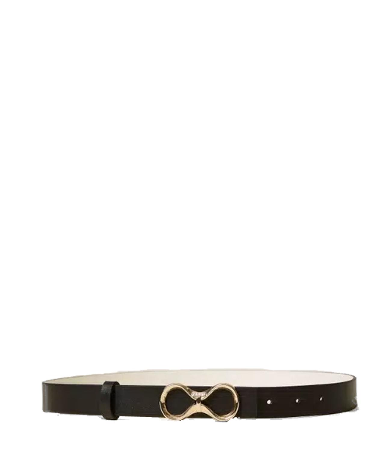 Twinset Cintura Bicolor Nero / Beige "Parchment" donna
