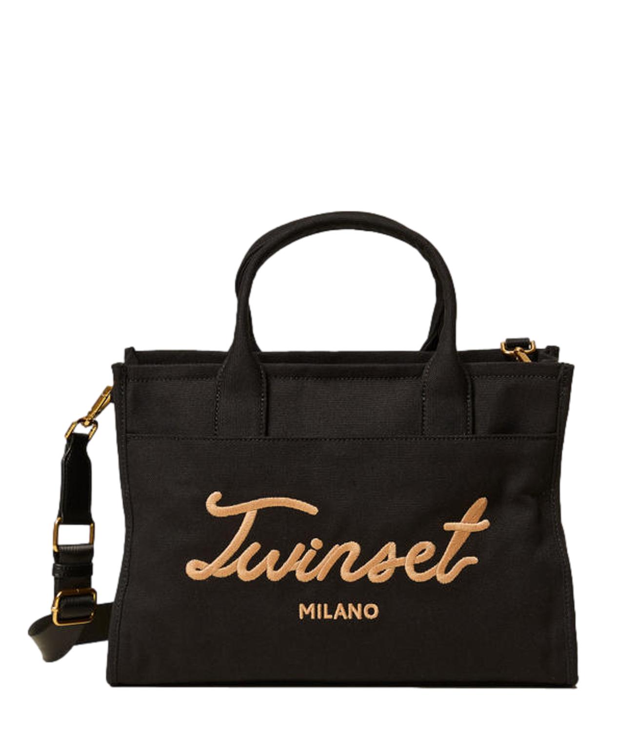 Twinset Borsa Tote Nero Donna