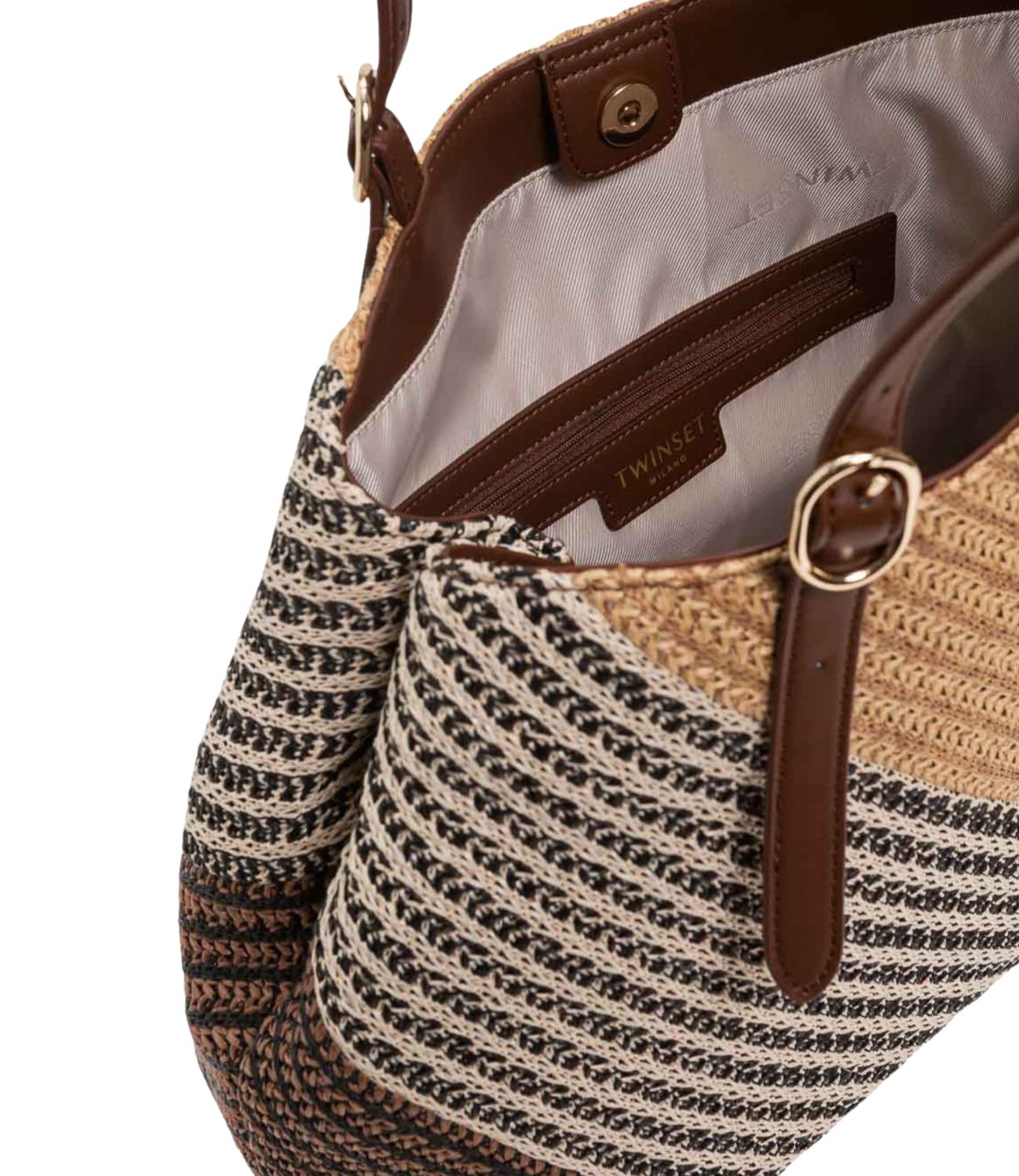 Twin Set Tote da Donna - Multicolor Straw - 261td8500