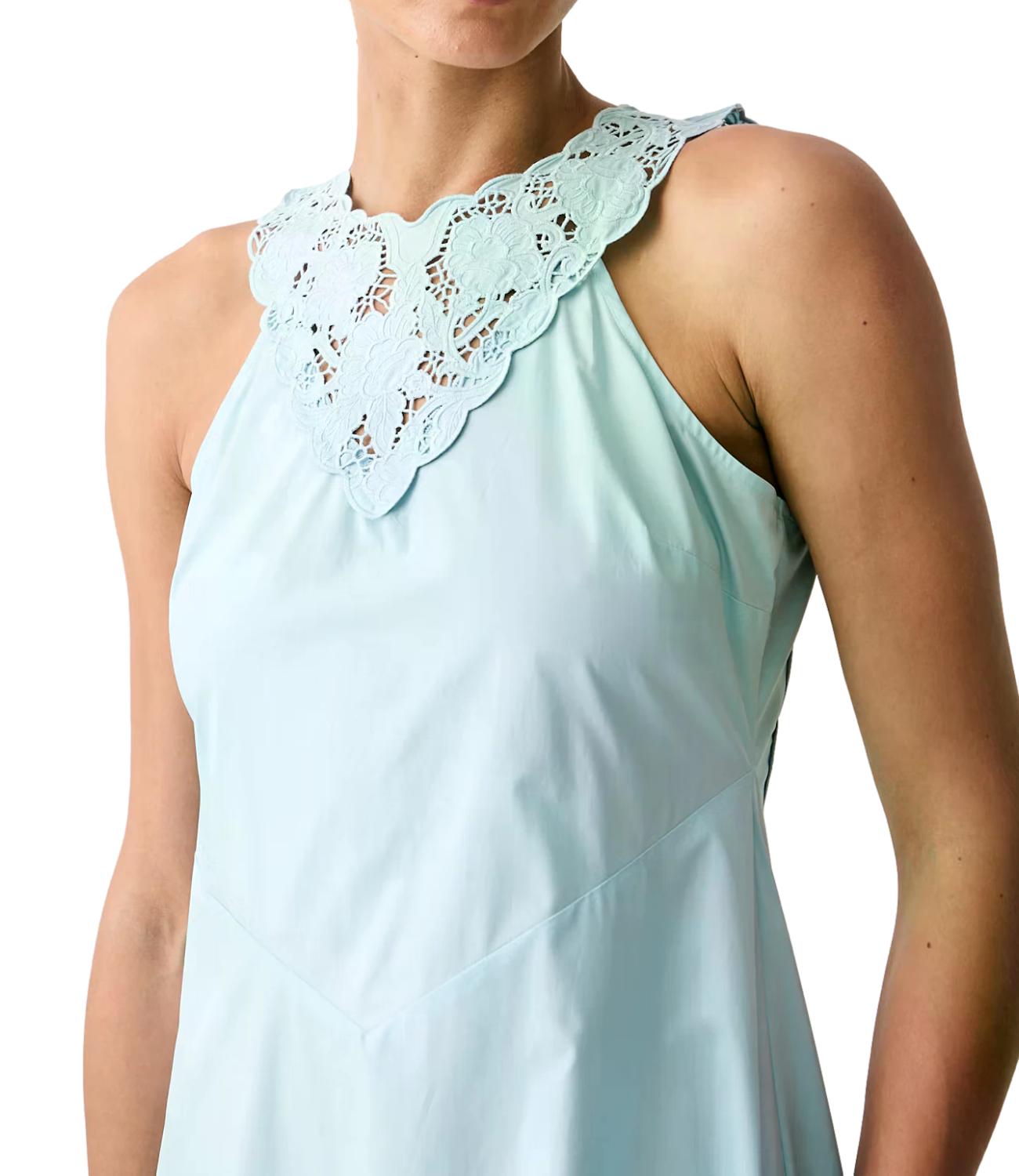 Twin Set Abito da Donna - Celeste - 261tt2032