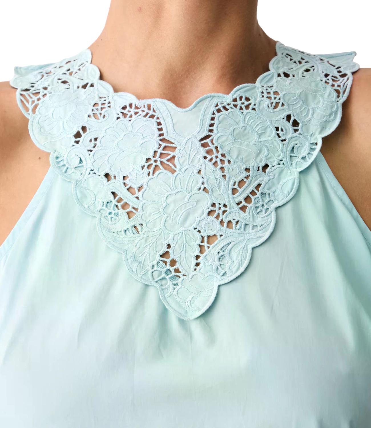Twin Set Abito da Donna - Celeste - 261tt2032