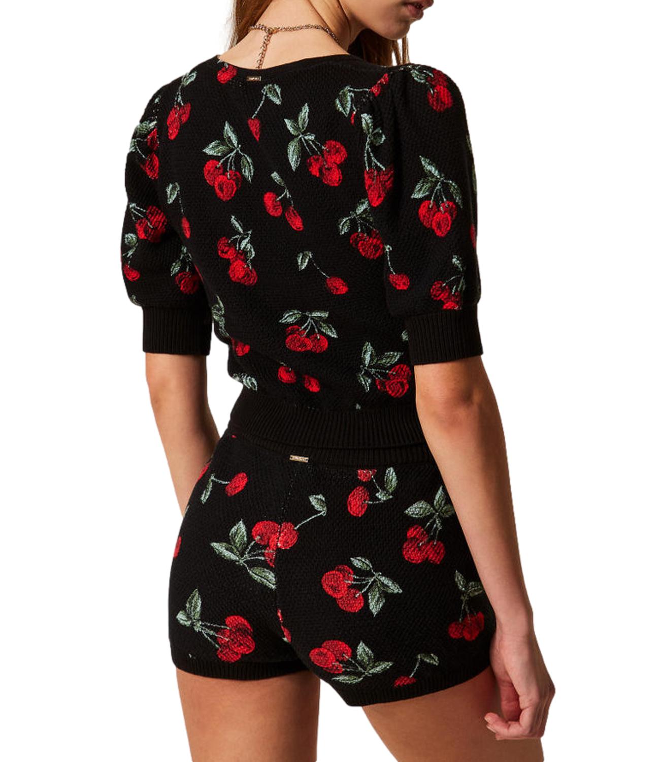 Twinset Maglia Cherries Multicolor Donna
