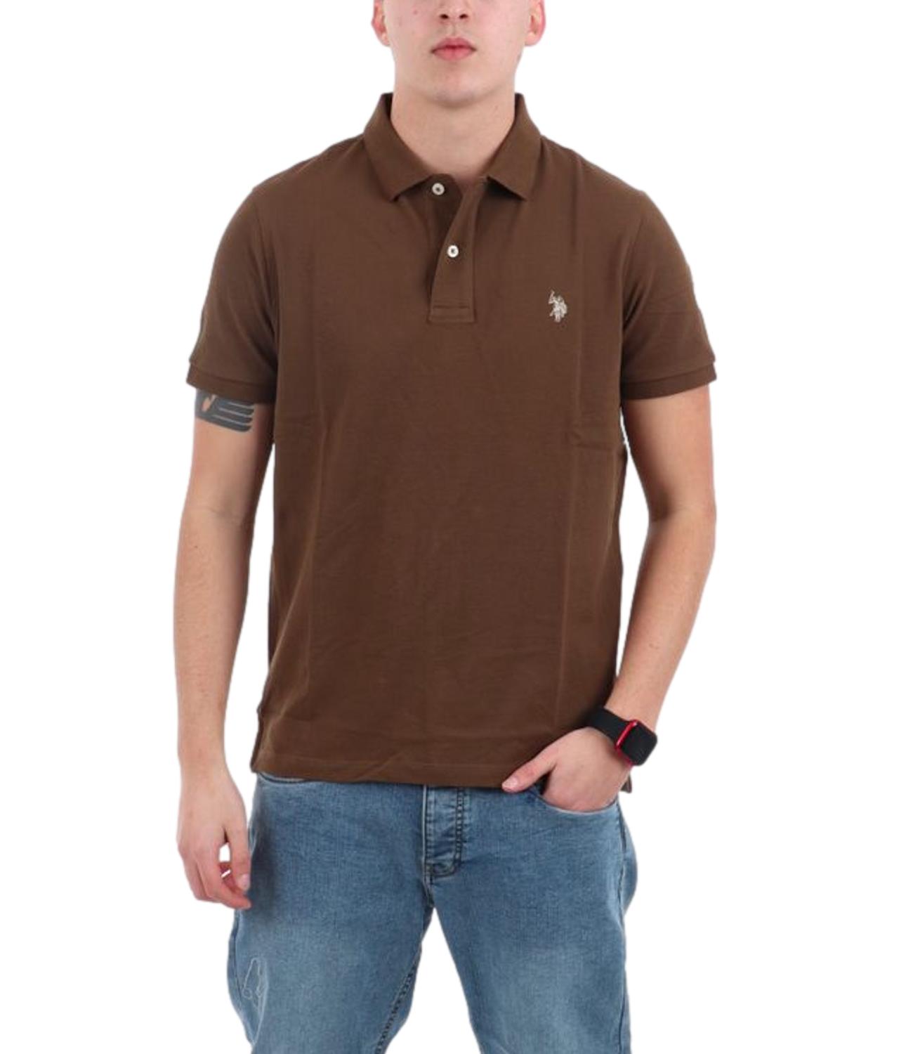 U.s. Polo Assn. Polo da Uomo - Marron Glace' - Us43197036000147