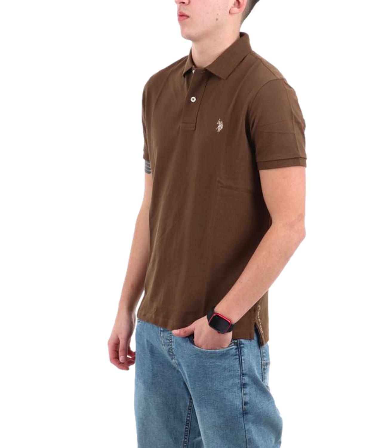 U.s. Polo Assn. Polo da Uomo - Marron Glace' - Us43197036000147