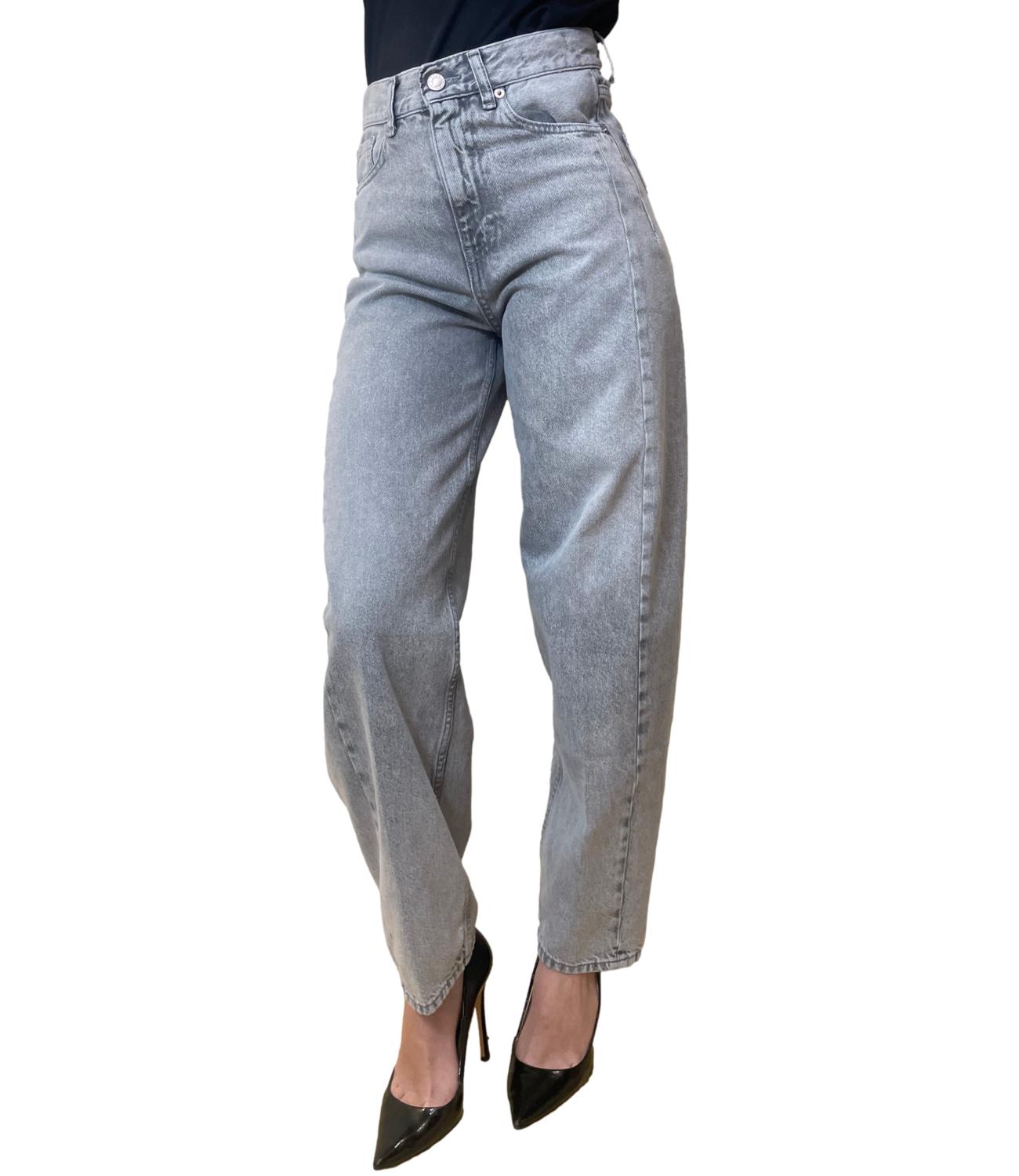 Vicolo Jeans Balloon Grigio Donna