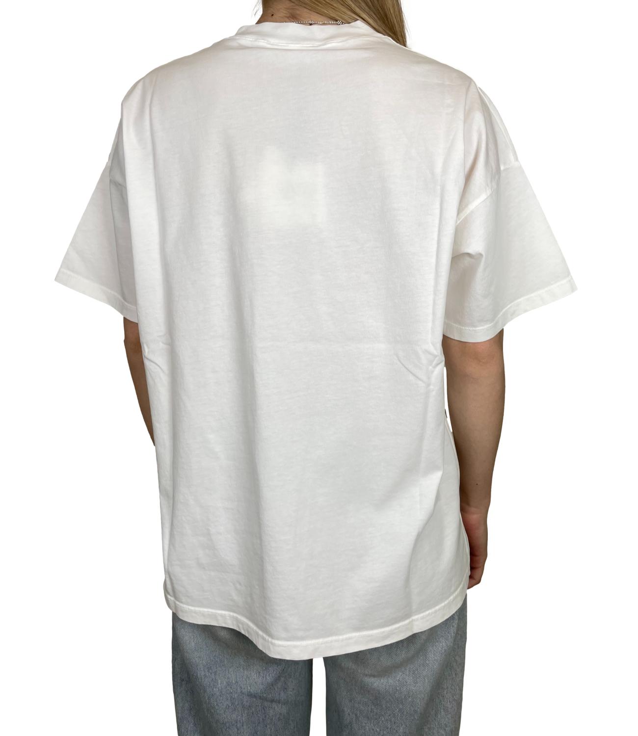 Vicolo T-shirt Strawberry Bianca Donna