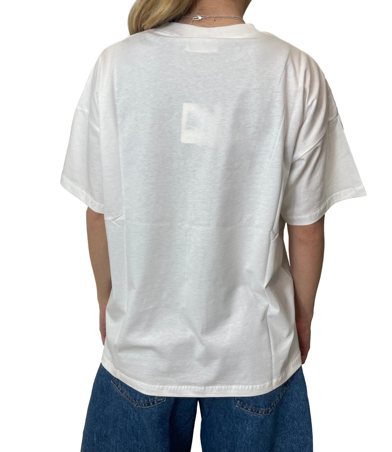 Vicolo T-shirt Bianco Donna