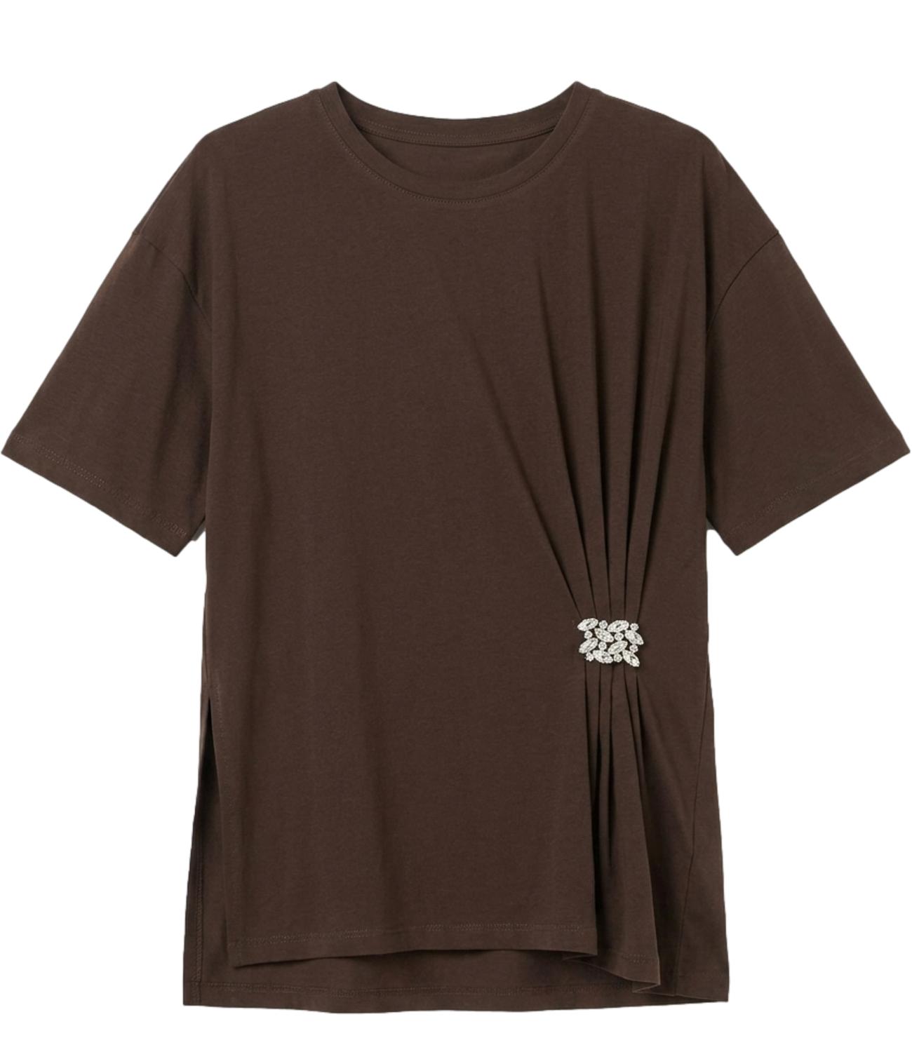 Vicolo T-Shirt da Donna - Moro - Rab0977