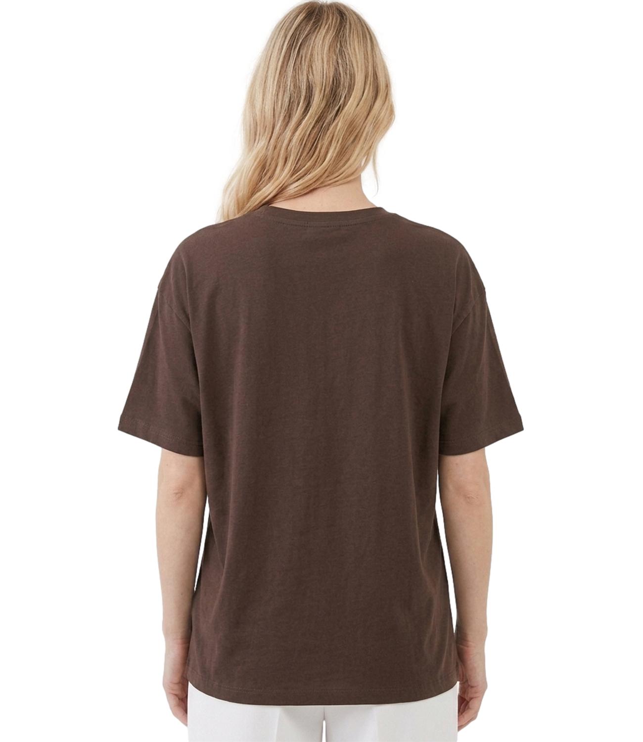 Vicolo T-Shirt da Donna - Moro - Rab0977