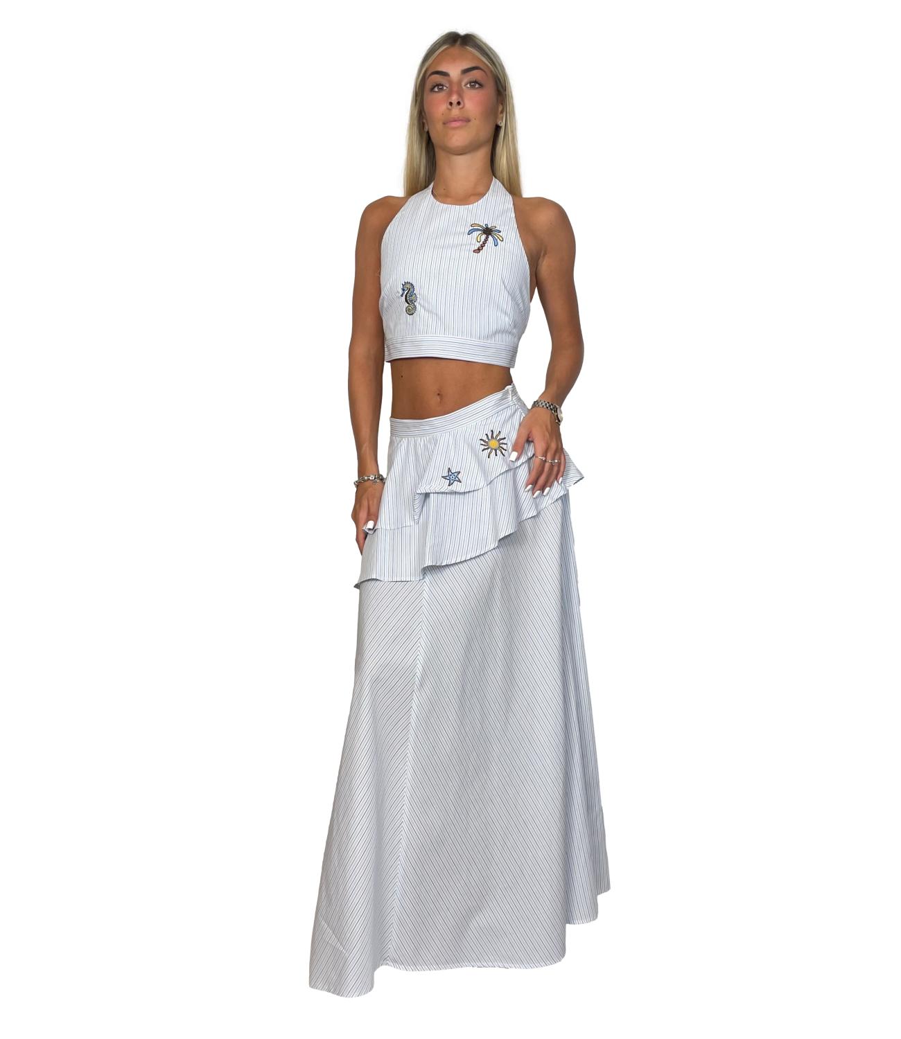 Vicolo Top da Donna - Celeste - Rab1058