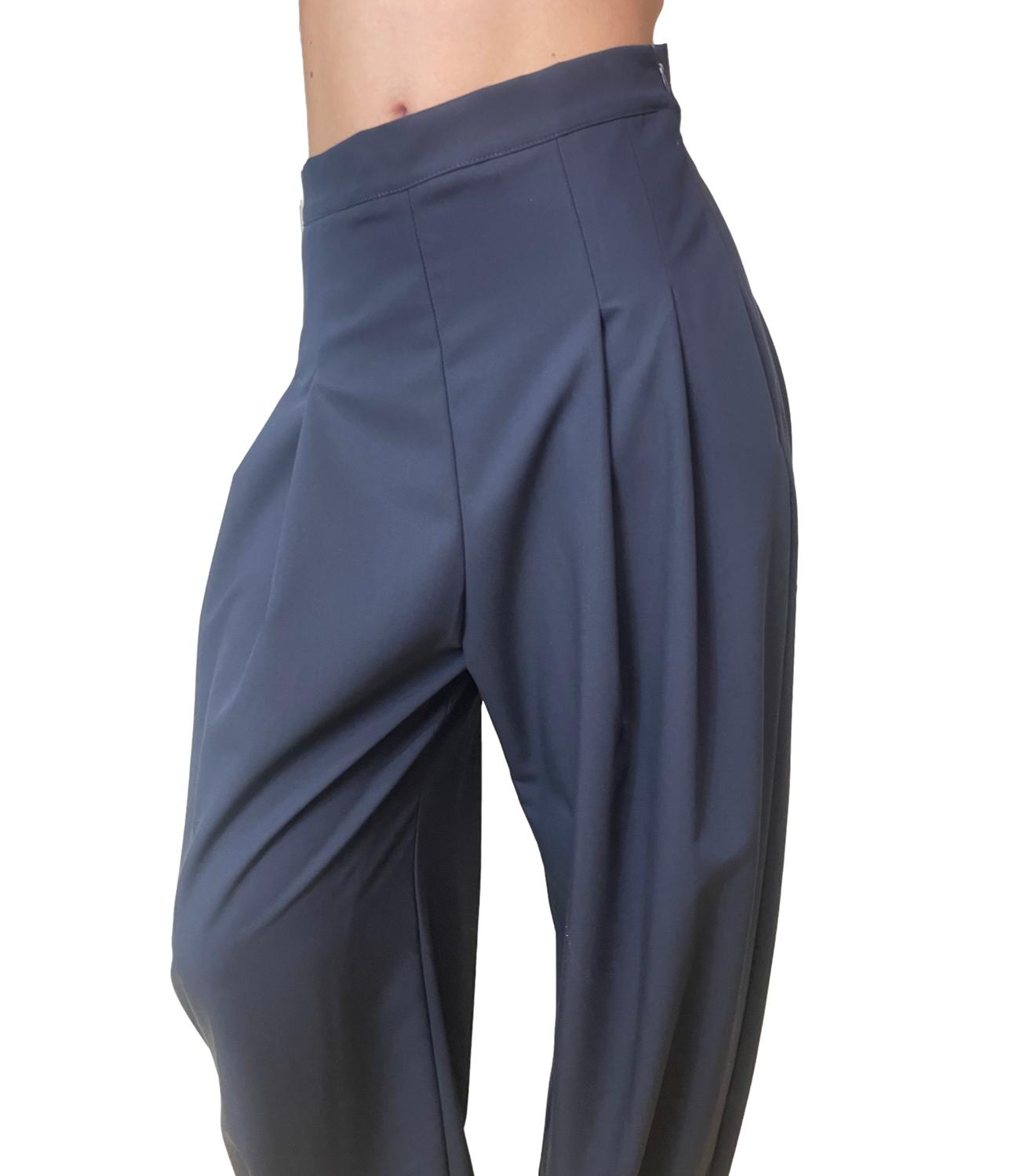 Vicolo Pantalone Balloon Blu Donna
