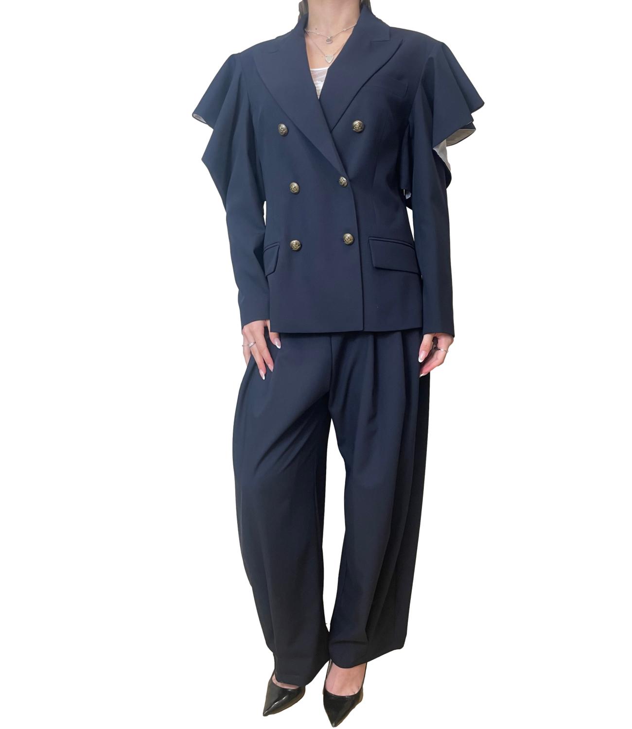 Vicolo Pantalone Balloon Blu Donna