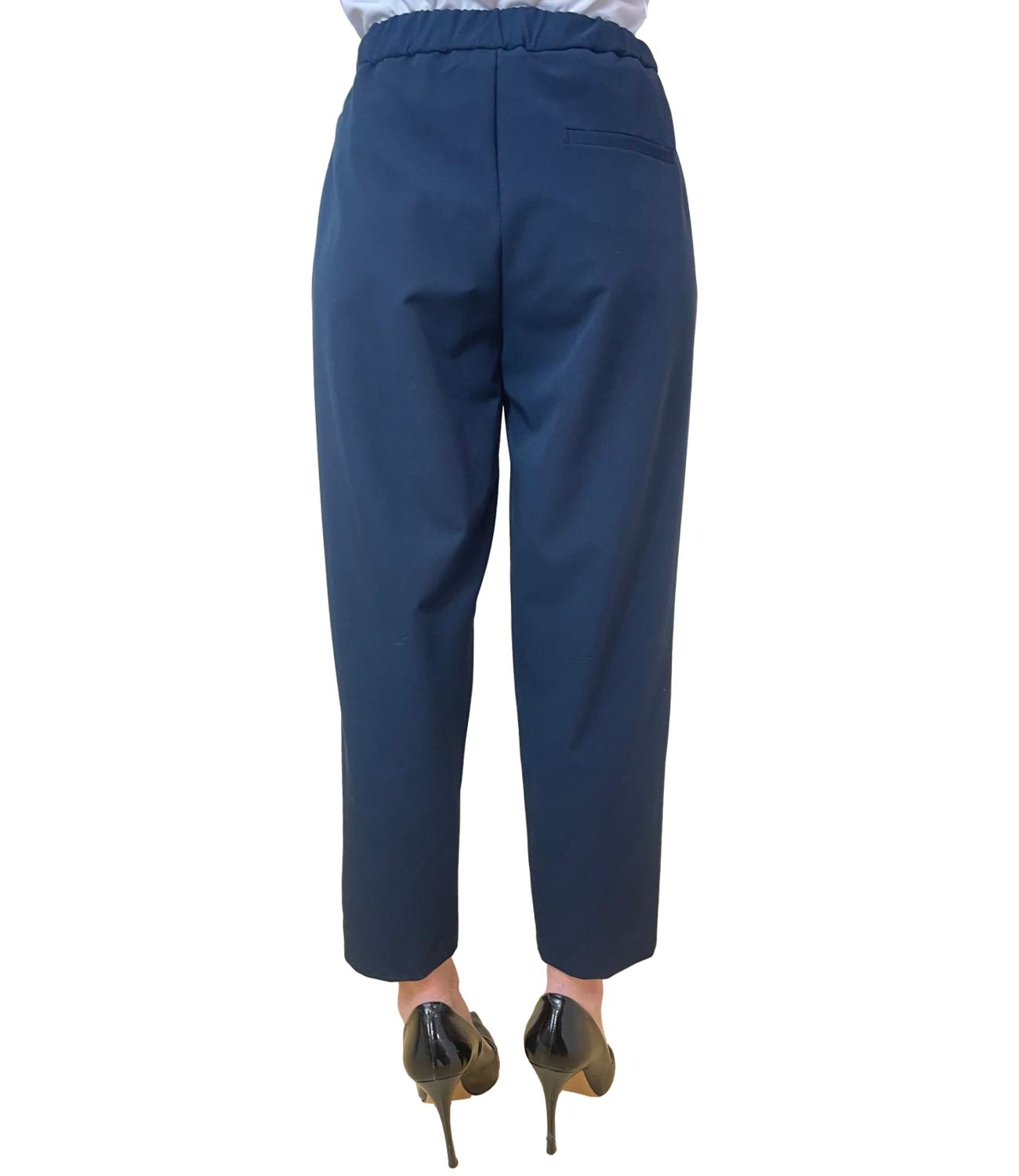 Vicolo Pantalone Carrot Blu Donna