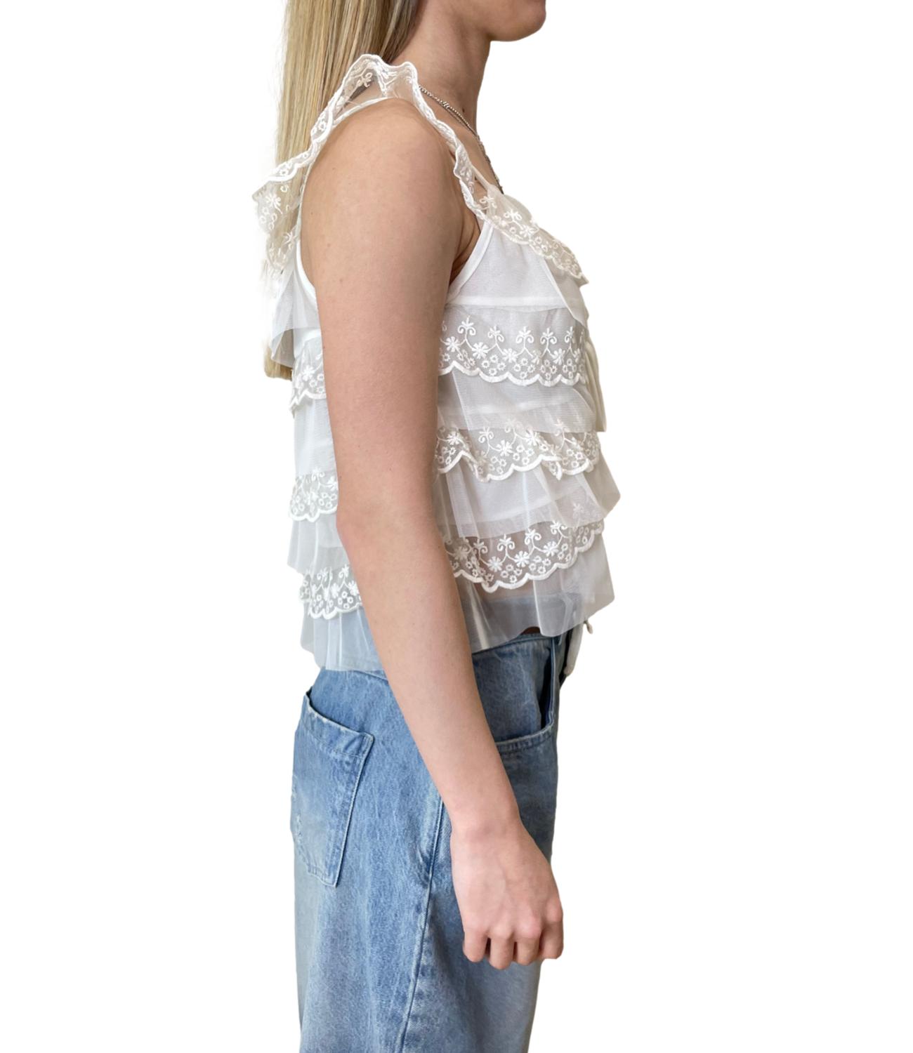 Vicolo Top Bianco Donna