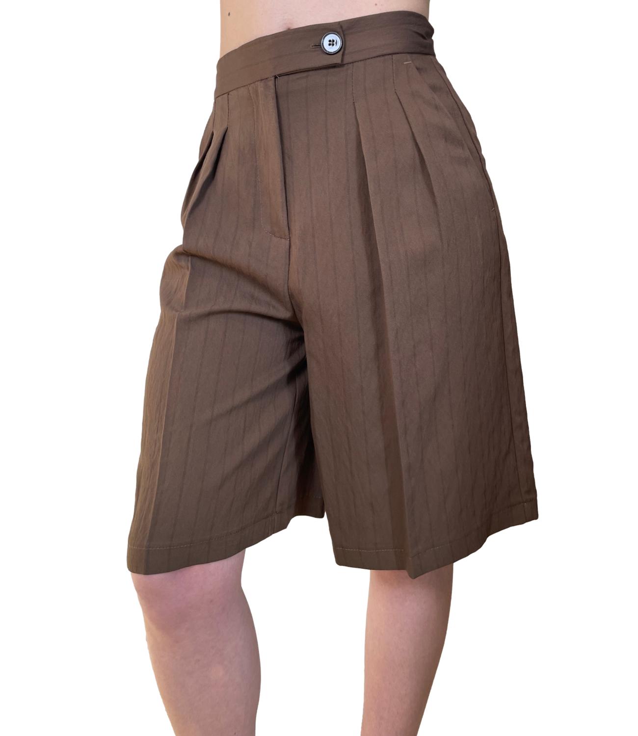 Vicolo Pantalone Bermuda Moro Donna