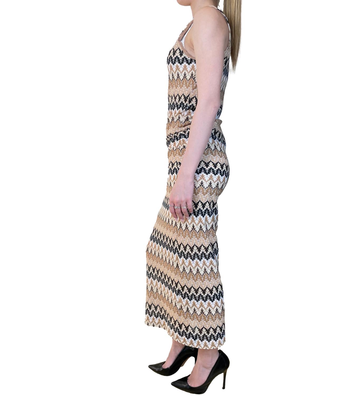 Vicolo Abito Beige Fantasia Donna