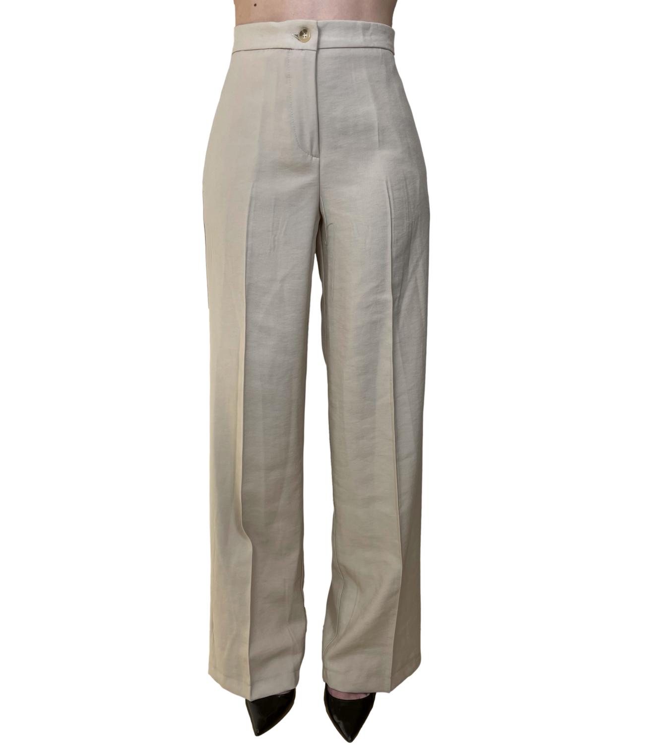Vicolo Pantalone Beige Donna