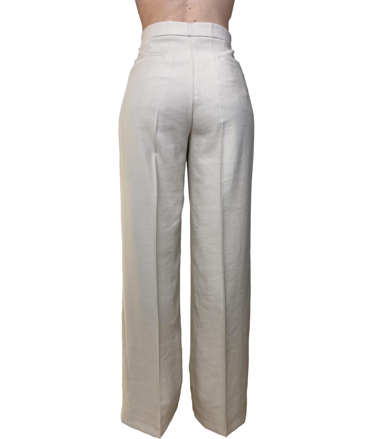 Vicolo Pantalone Beige Donna