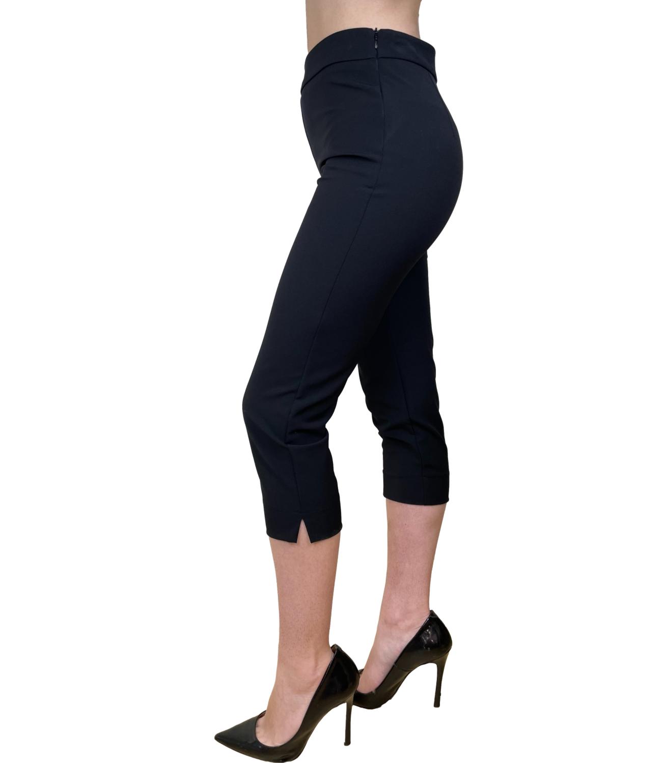 Vicolo Pantalone Capri Nero Donna