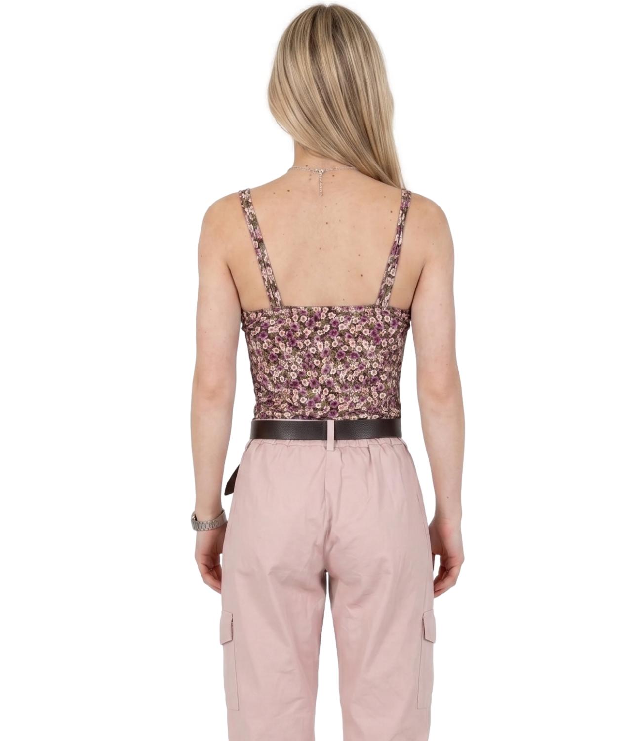 Vicolo Body Floreale Moro Donna