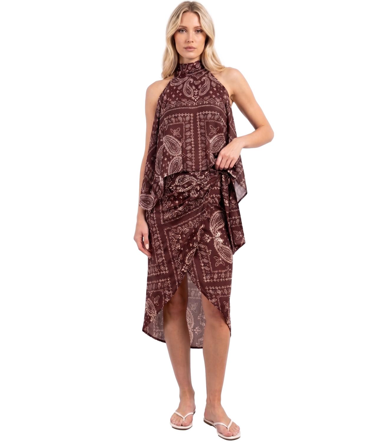 Vicolo Gonna da Donna - Bordeaux - Tab2405