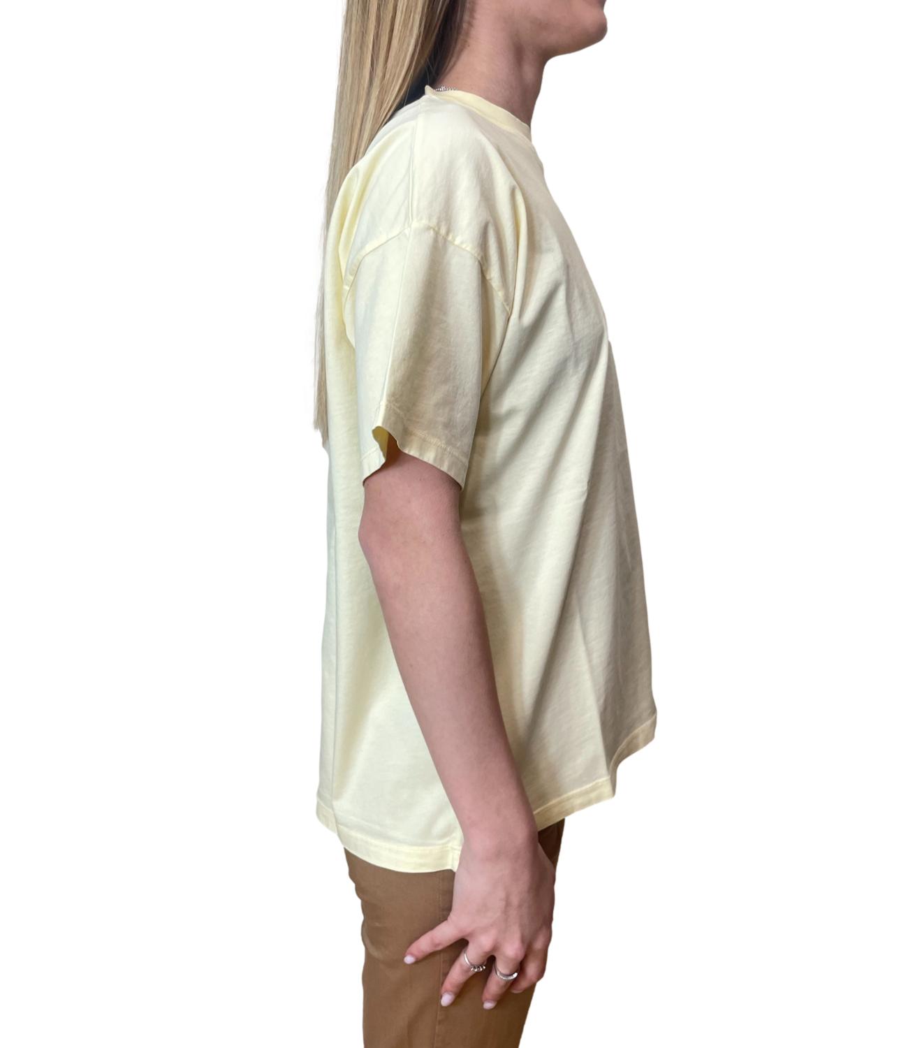 Vicolo T-shirt Over Giallo Donna