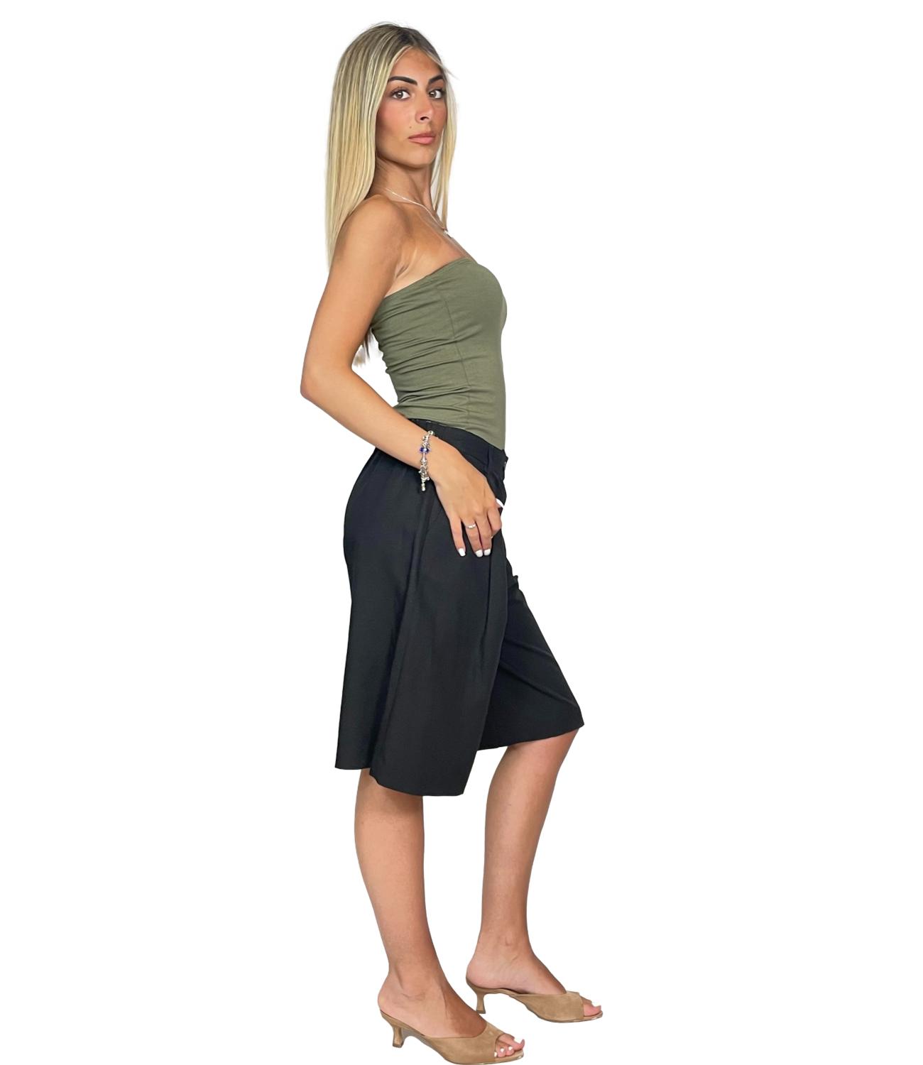 Vicolo Top a fascia militare Donna
