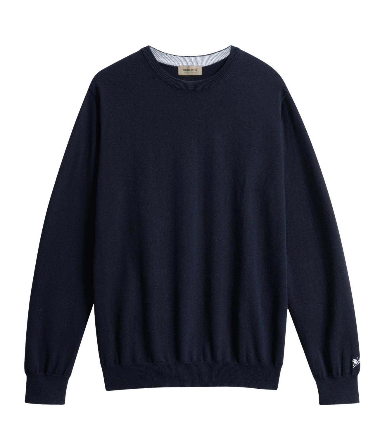 Woolrich Maglia da Uomo - Melton Blue