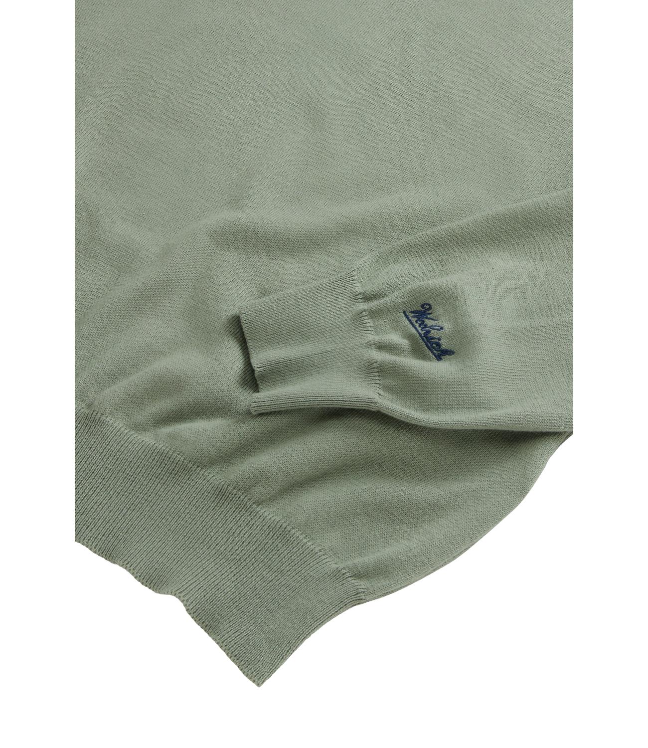 Woolrich Maglia da Uomo - Faded Smokey Olive
