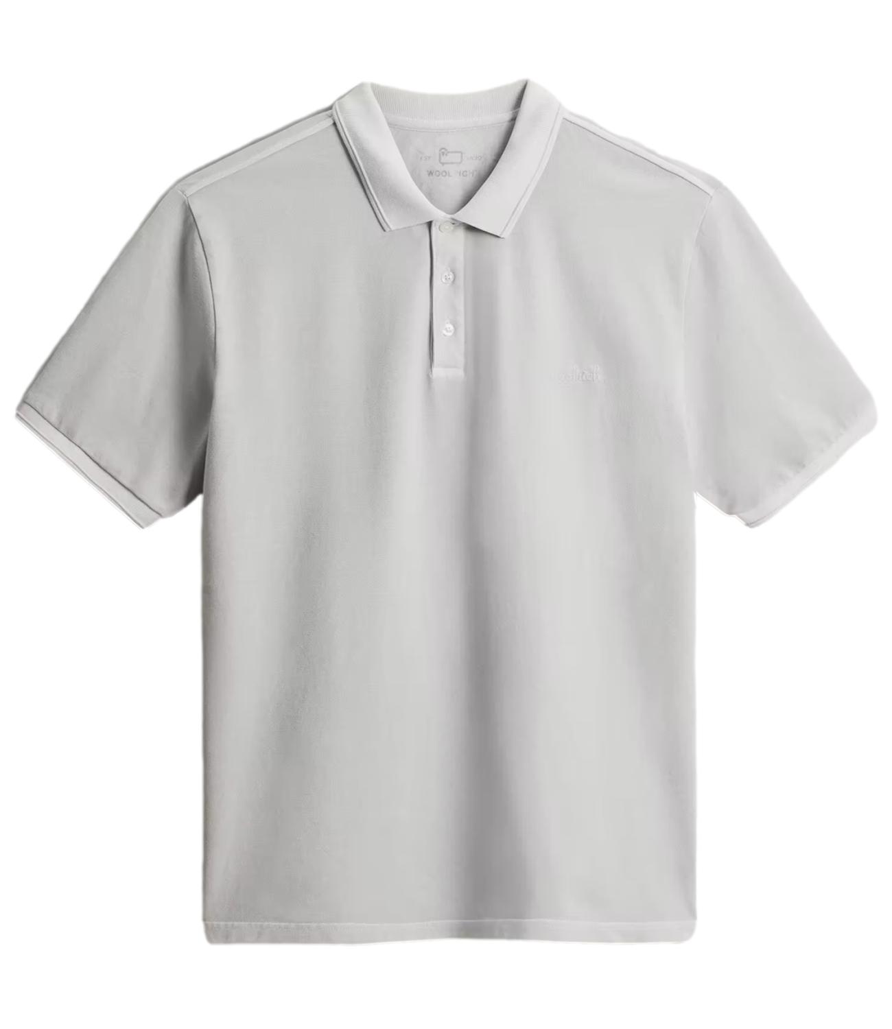 Woolrich Polo da Uomo - Faded Harbor Mist