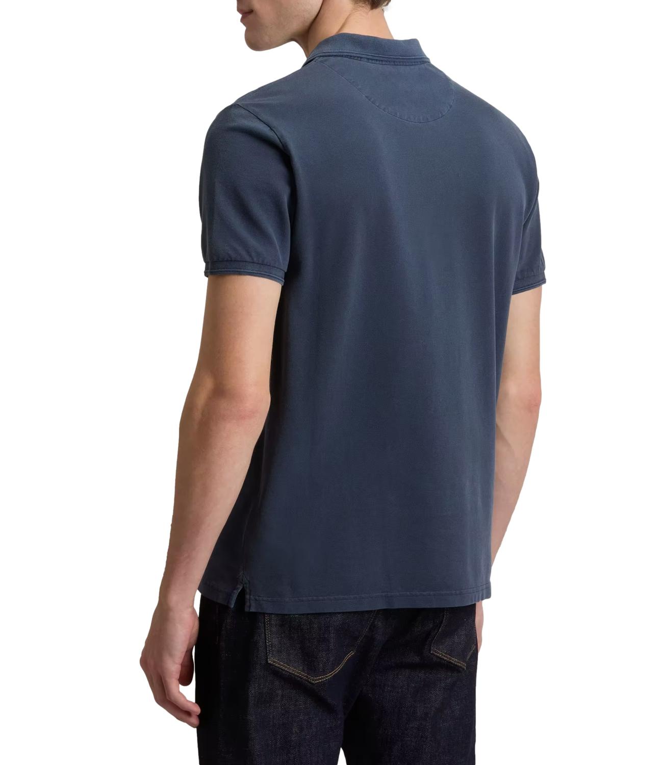 Woolrich Polo da Uomo - Faded Melton Blue