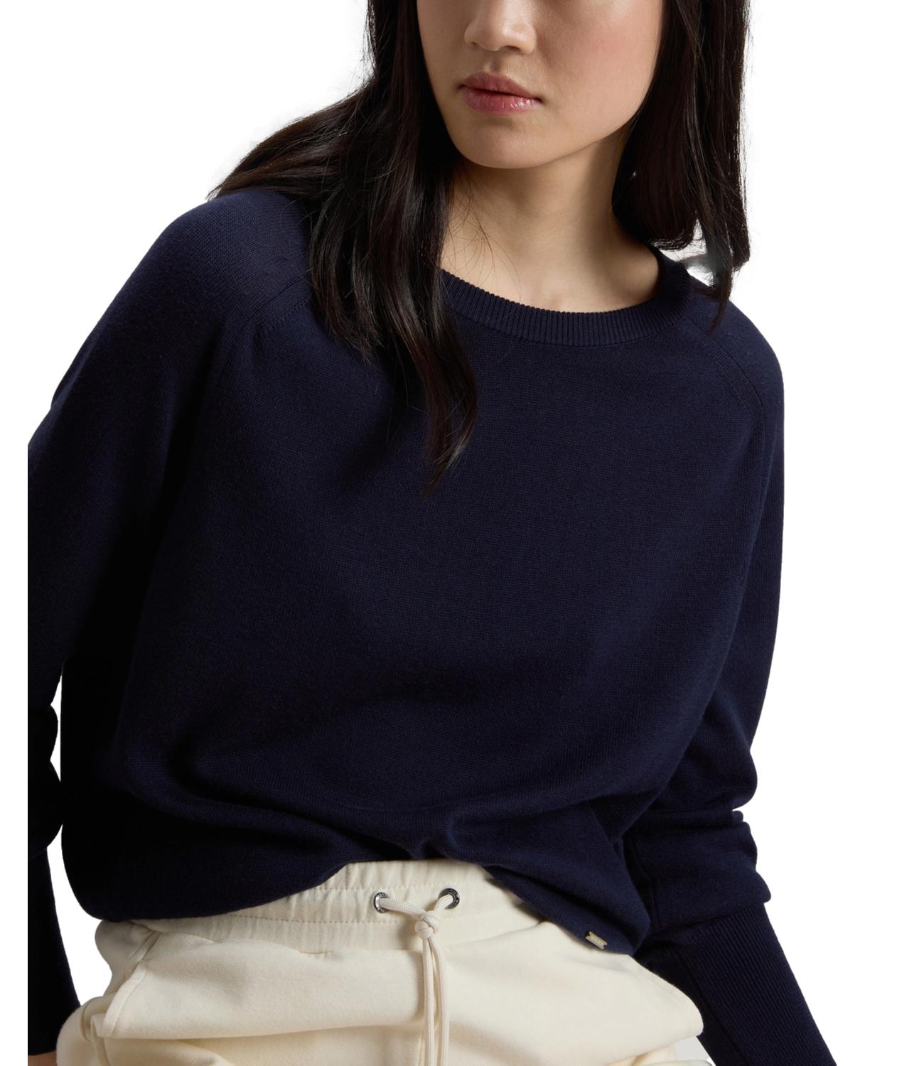 Woolrich Maglia da Donna - Melton Blue