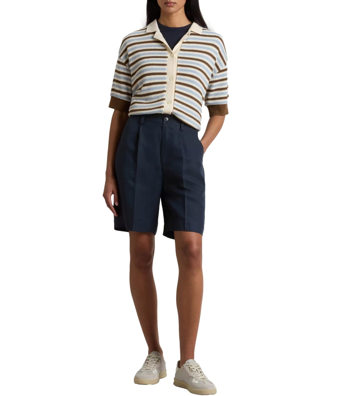 Woolrich Short da Donna - Melton Blue