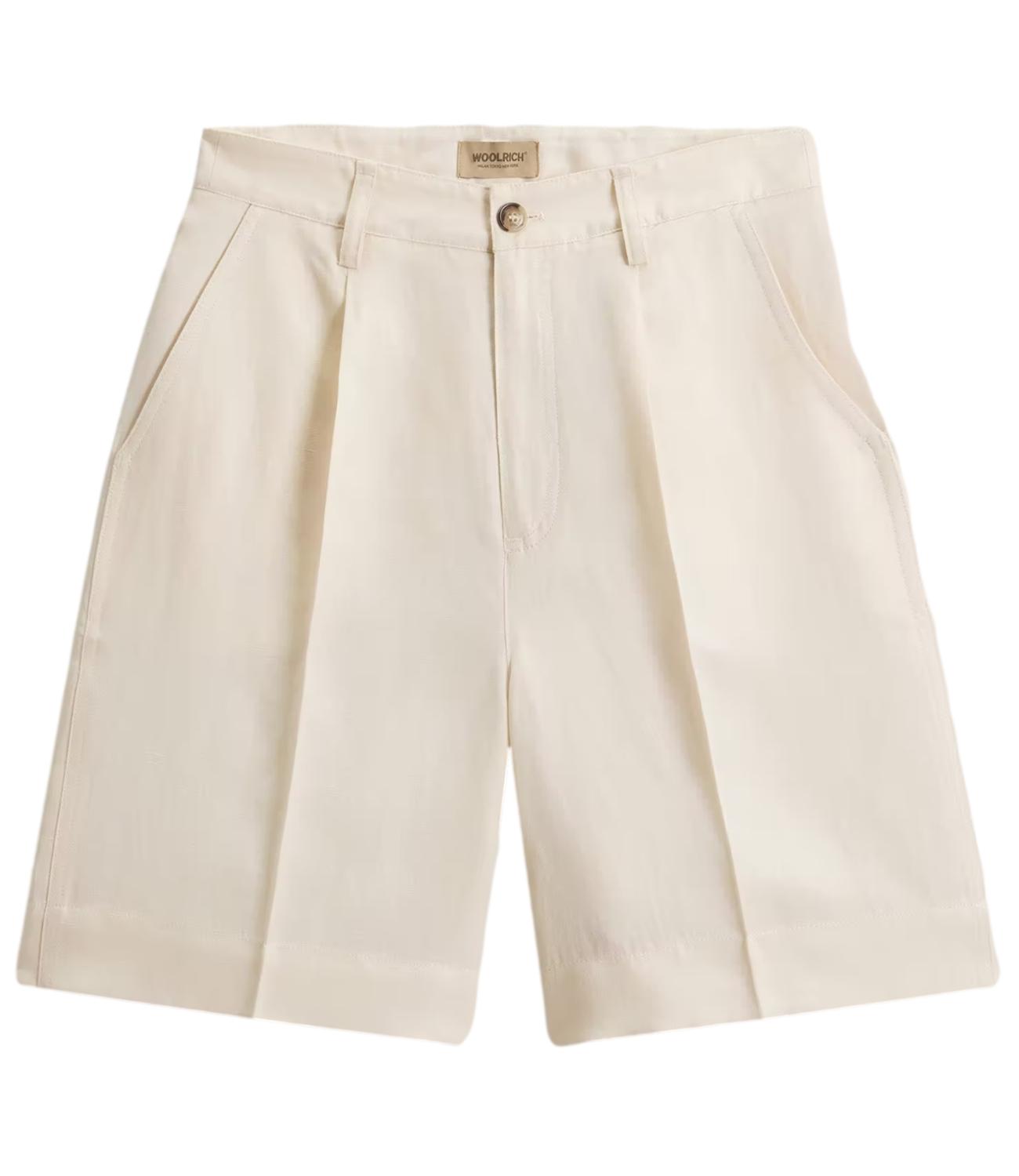 Woolrich Short da Donna - Milky Cream