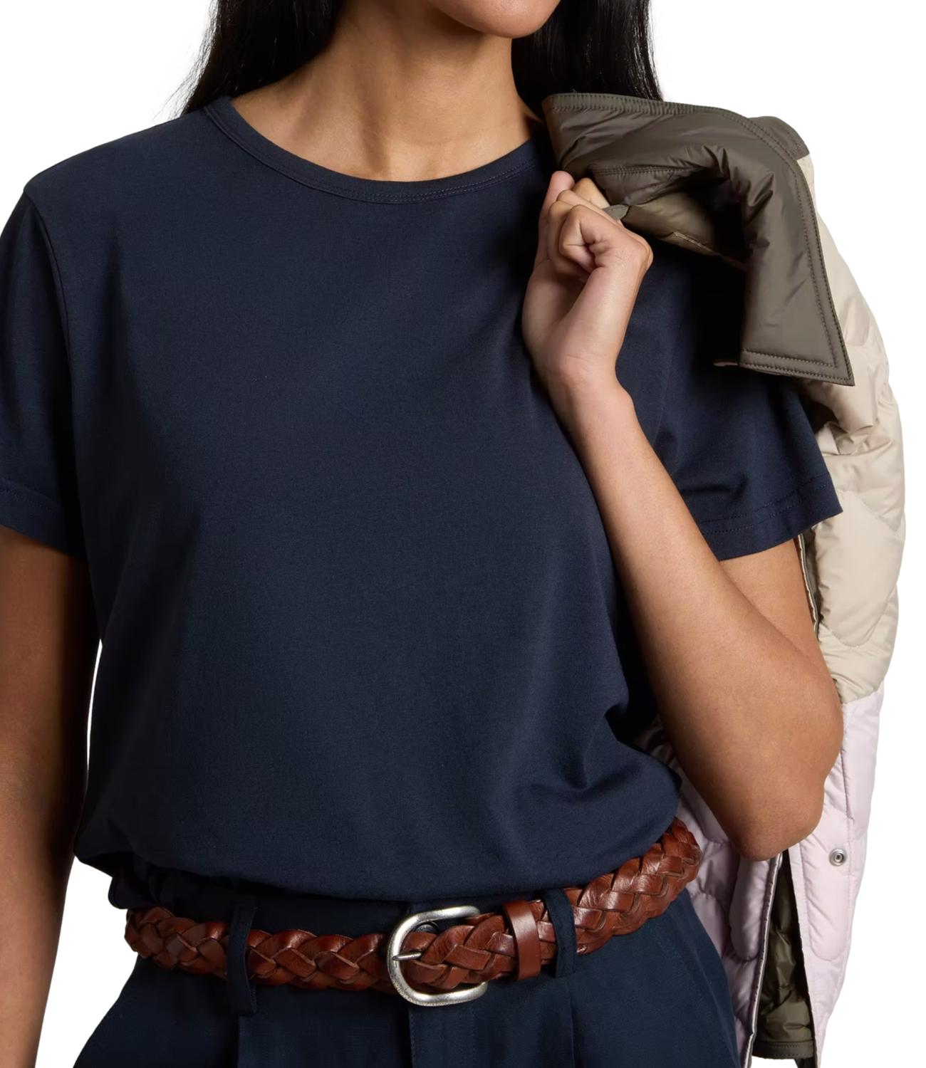 Woolrich T-Shirt da Donna - Melton Blue