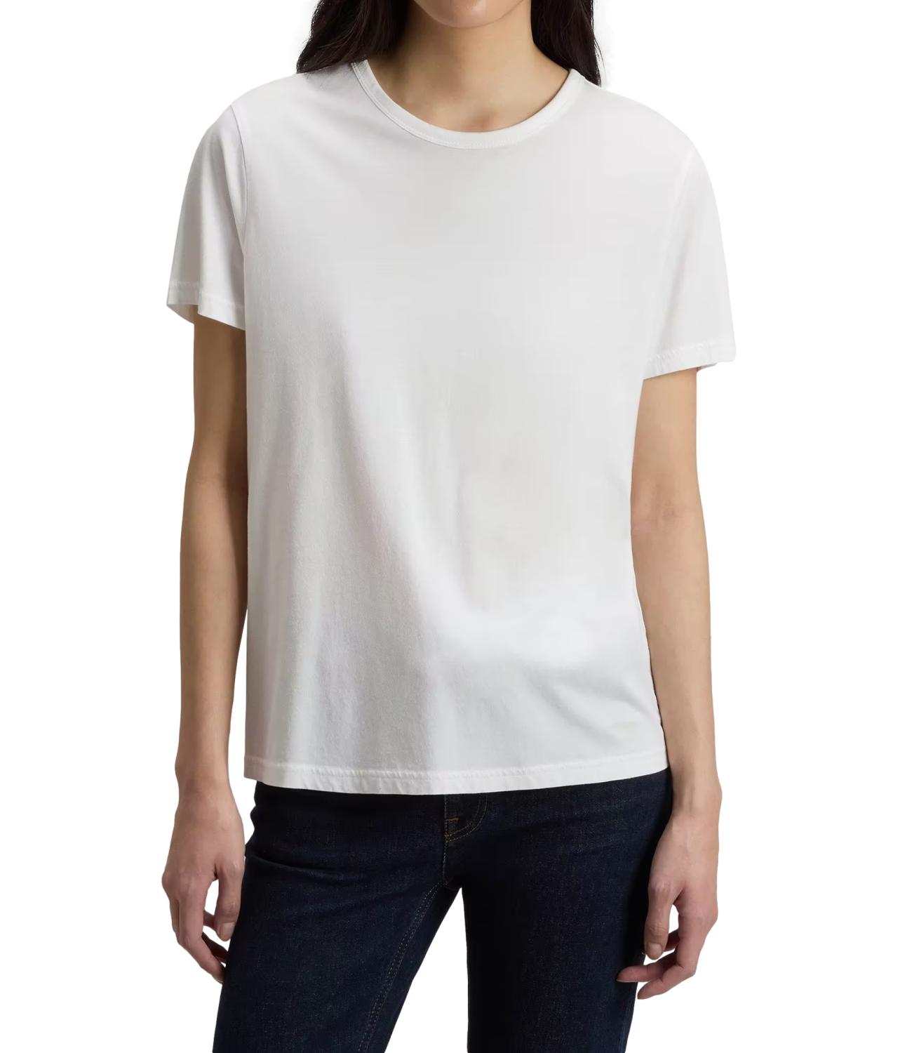 Woolrich T-Shirt da Donna - Arctic White