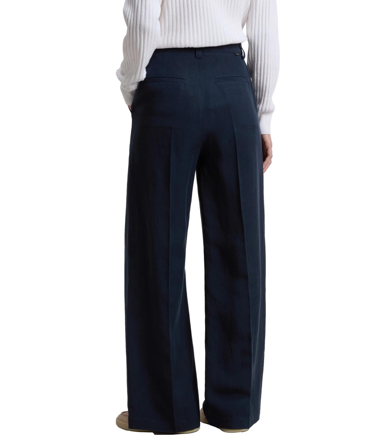 Woolrich Pantalone da Donna - Melton Blue