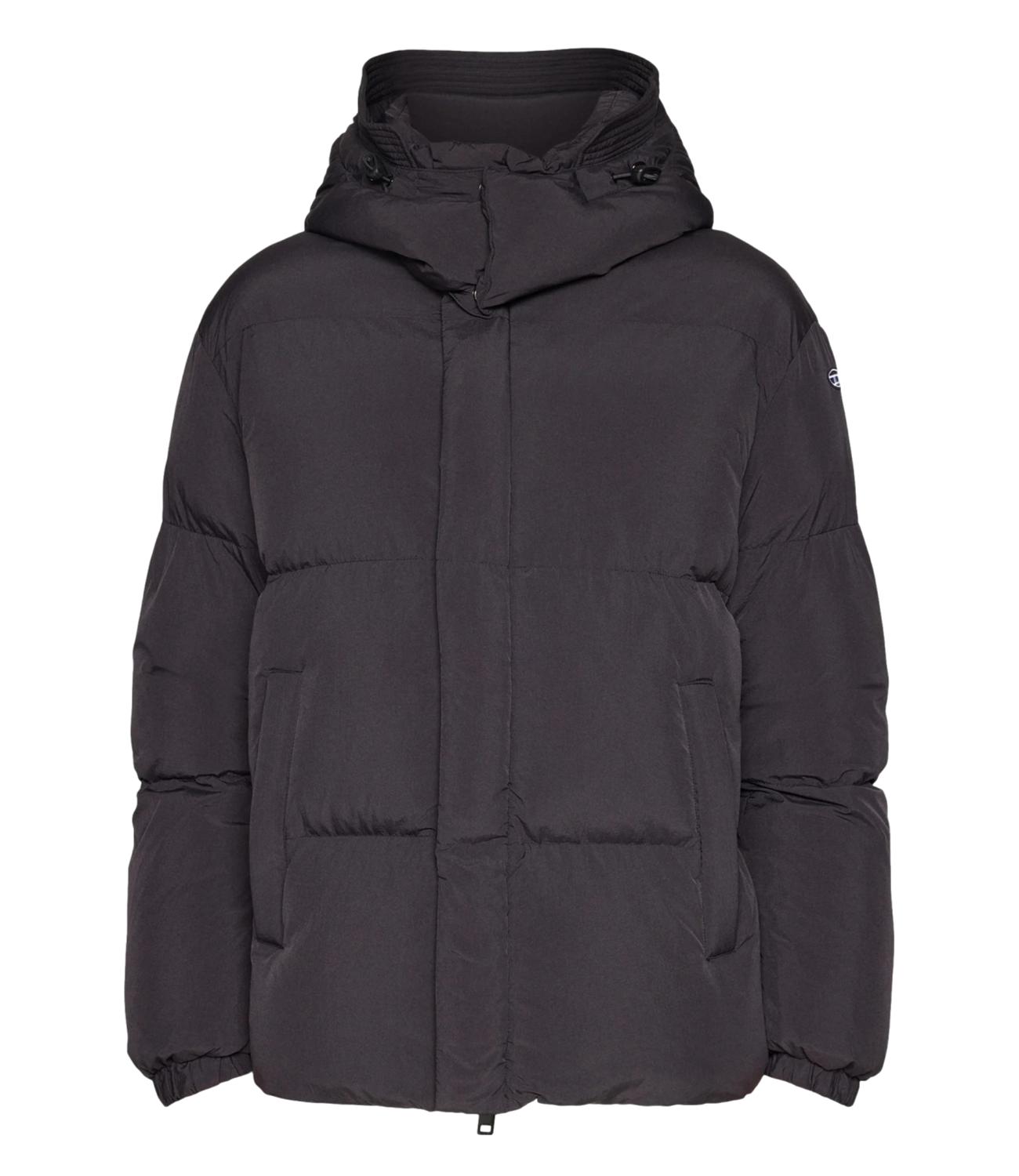 DIESEL Bomber nero W-ROLFYS QUILTED JACKET