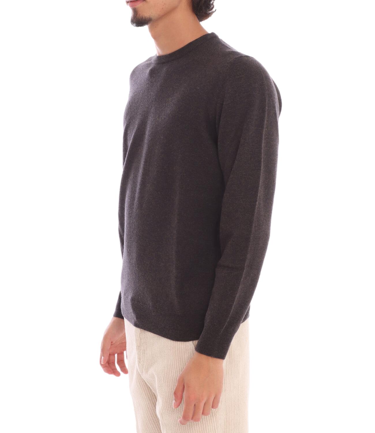 KANGRA Dark brown ebony men's pullover sweater