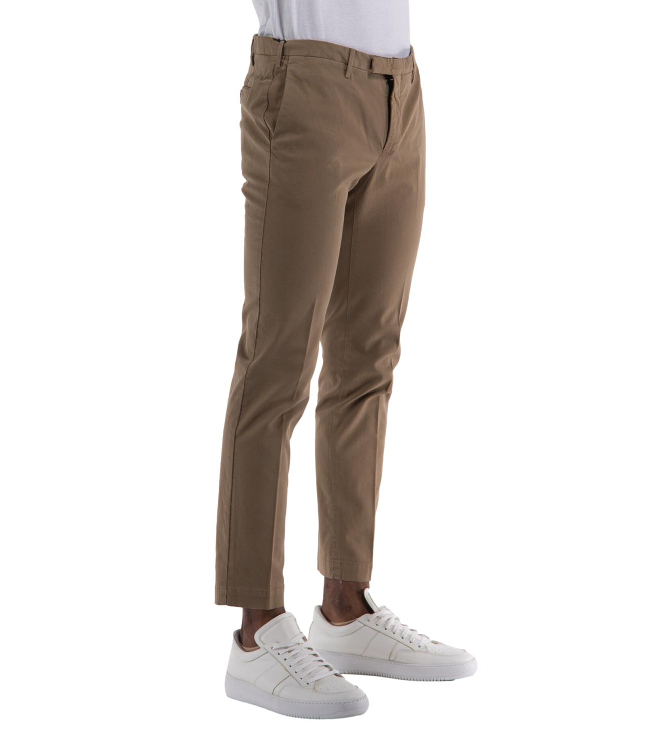 PT Torino men's trousers in colonial camel color L.30