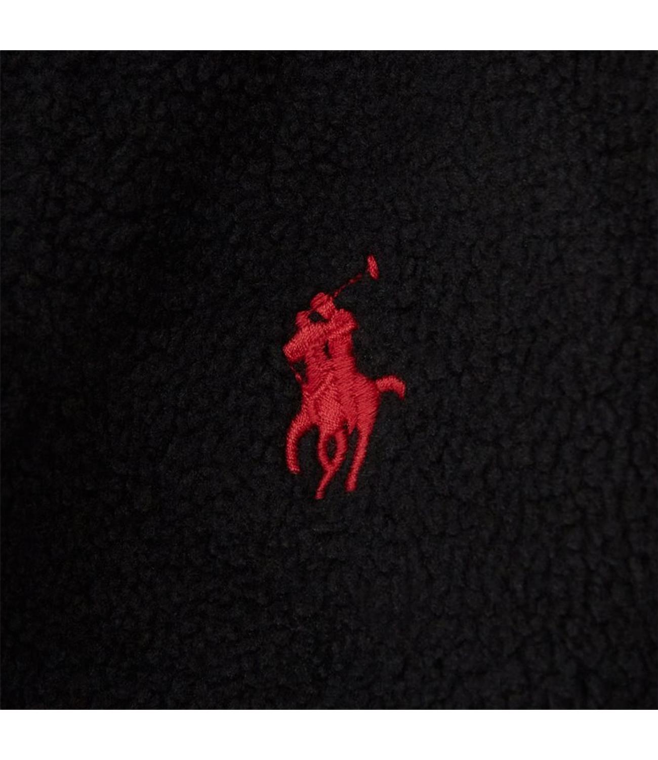 Polo Ralph Lauren men's black fleece sweatshirt SLEEP TOP HOODIE