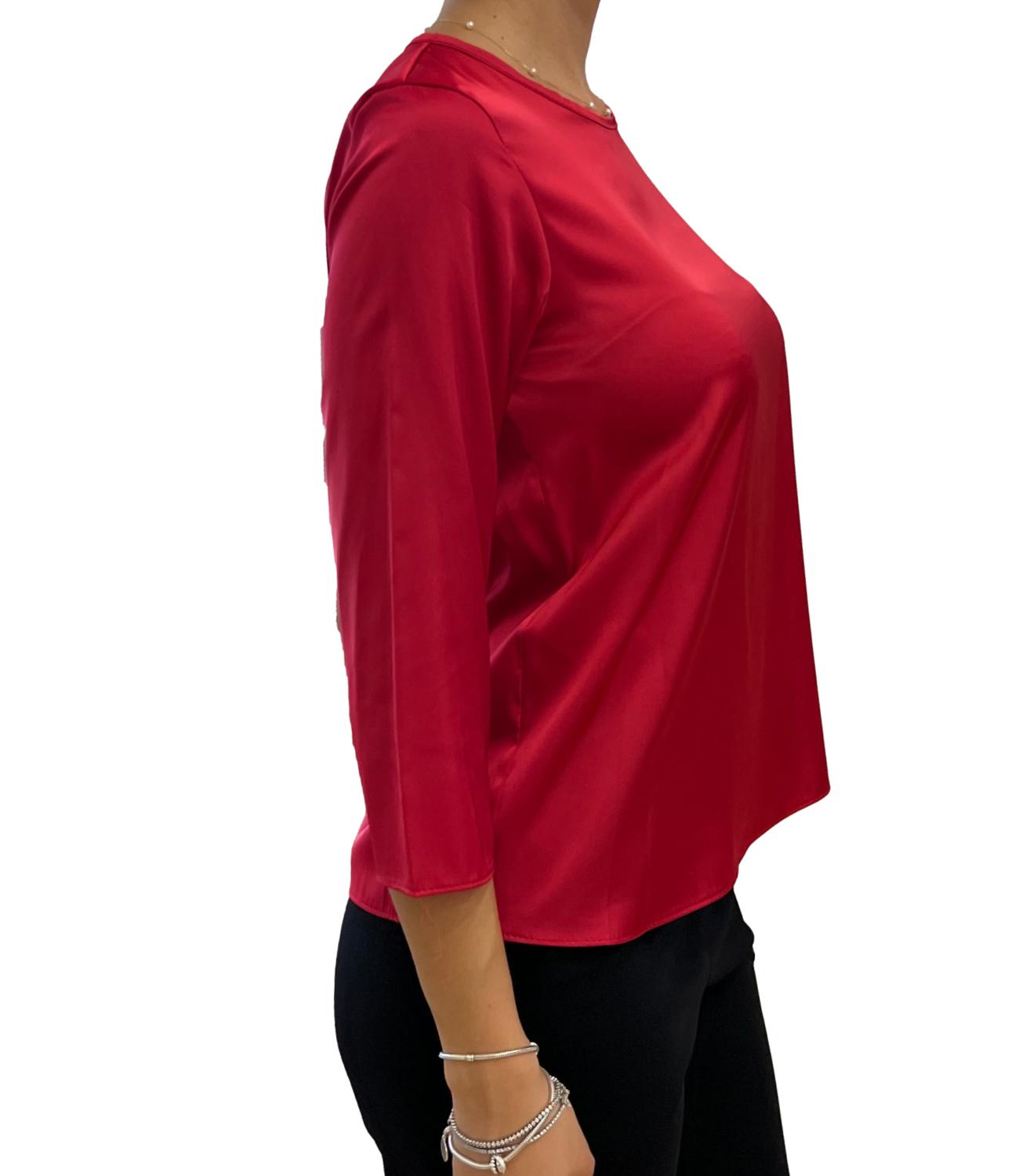 RINASCAMENTO Women's magenta blouse