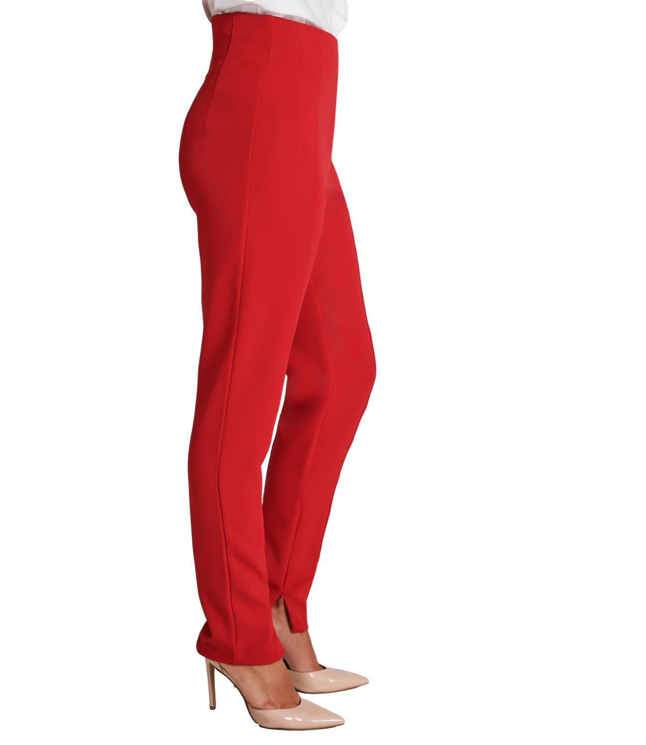 Women's red trousers