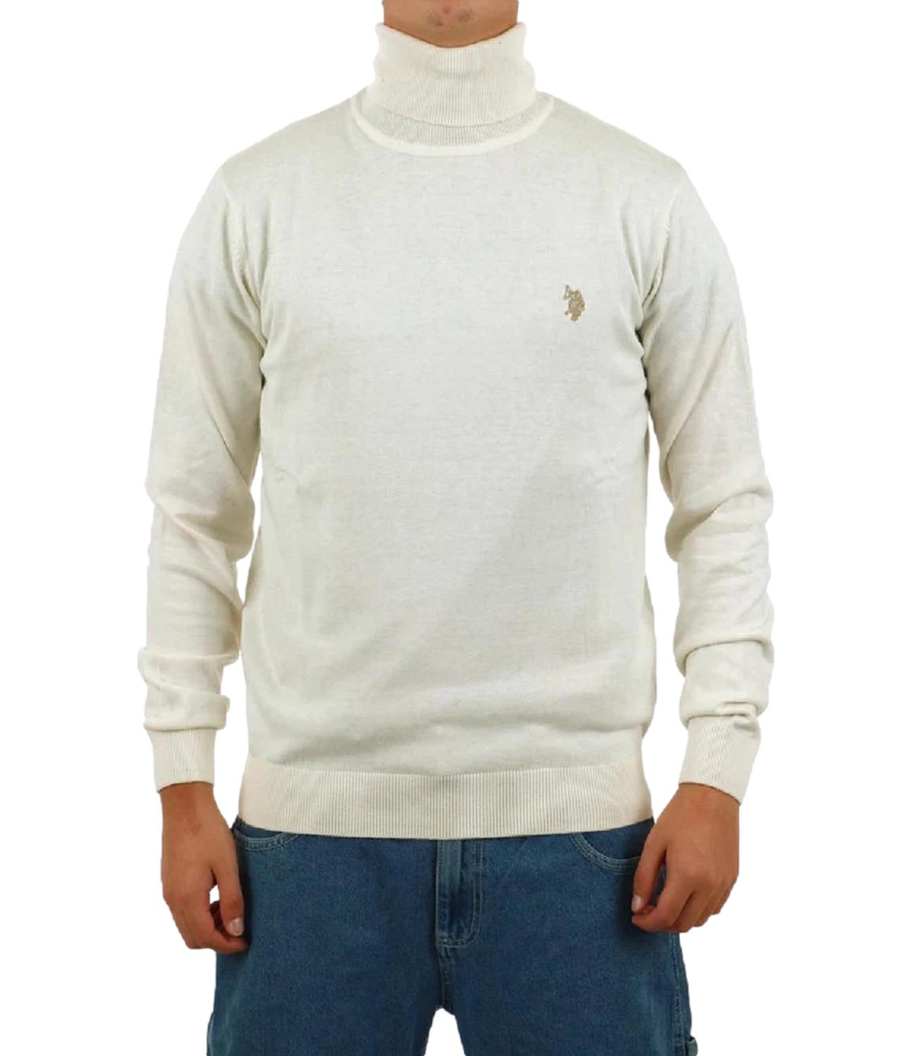 Creamy white US Polo turtleneck sweater John