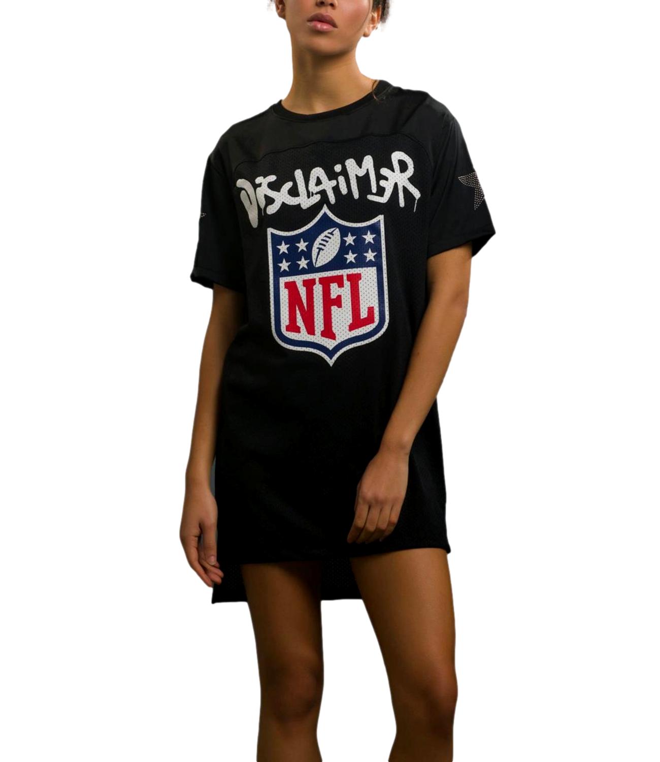 Long black women's NFL shirt dress 53021